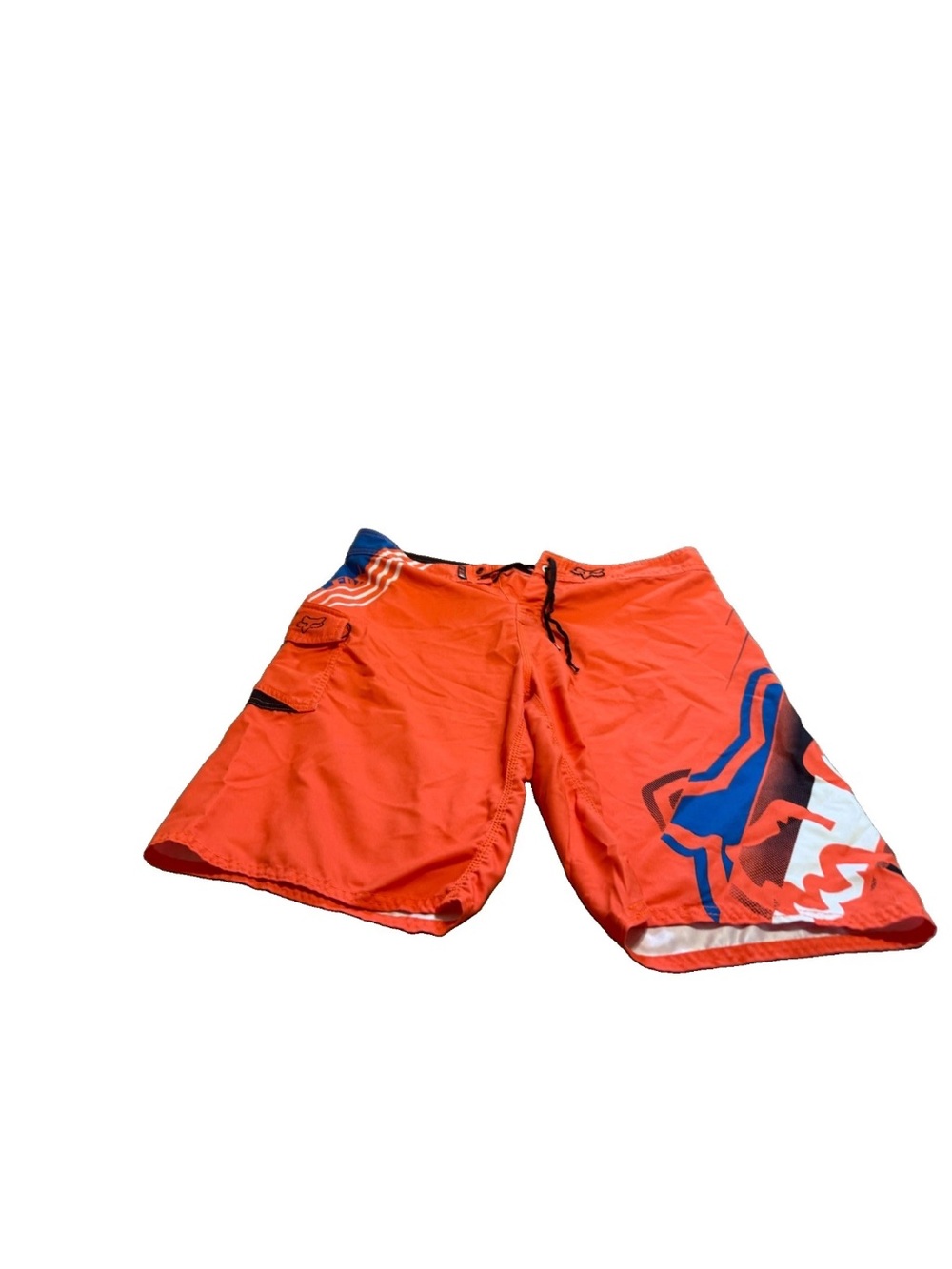 Fox Racing Mens Orange/Blue Board Shorts! Size 36